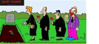 funeral cartoon